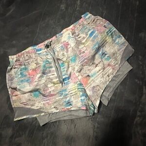 Reebok Multicolor Athletic Shorts